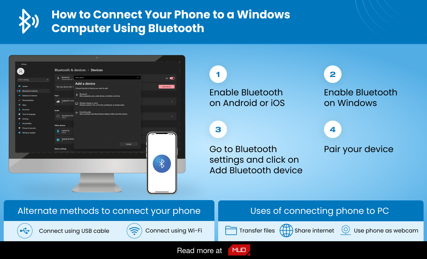 How to Connect Your Phone to a Computer Using Bluetooth