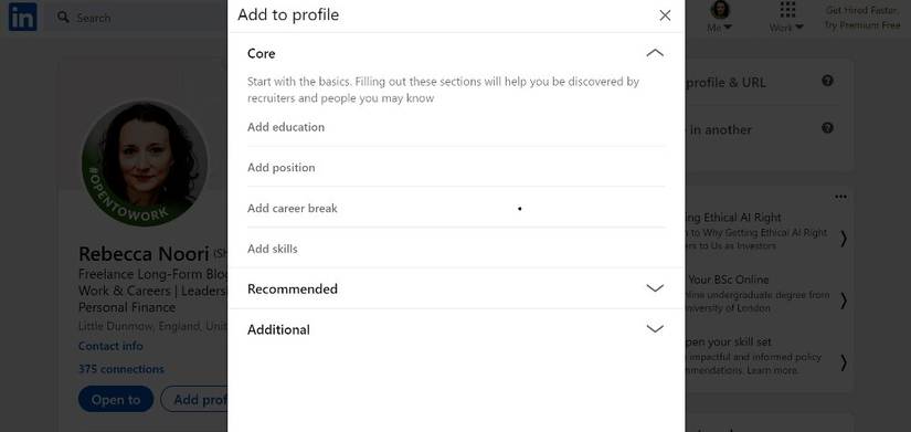 How to Add a Career Break Section to Your LinkedIn Profile