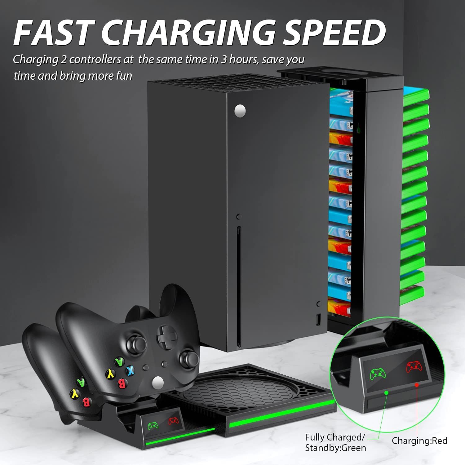 OIVO Vertical Stand Fast Charge