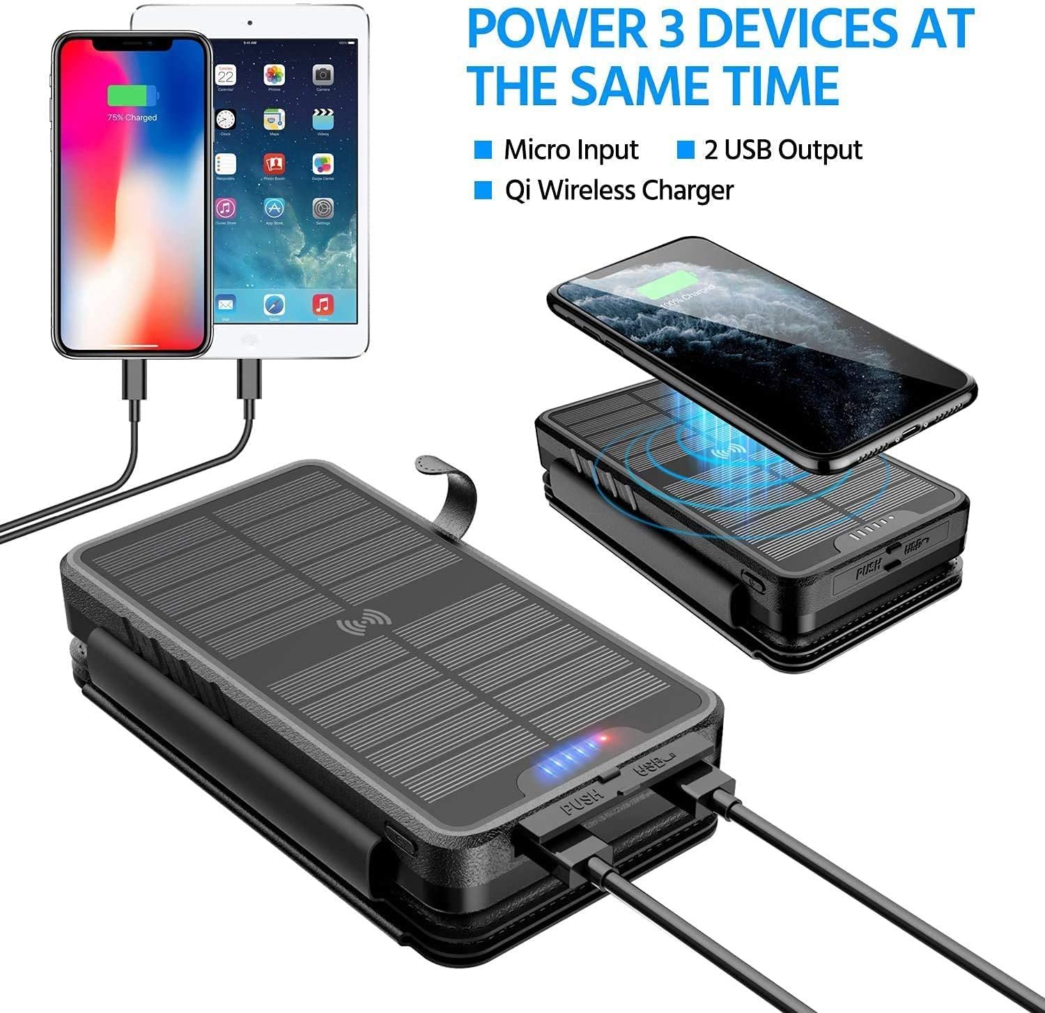 QiSa Solar Charger devices