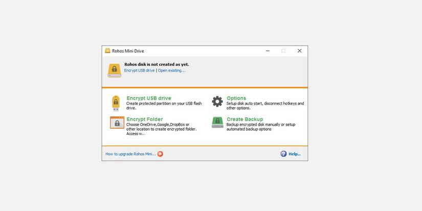 encrypting a usb drive