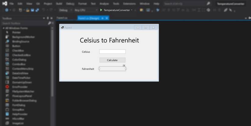 How to Create Your First Windows Forms (Winforms) Application in Visual ...