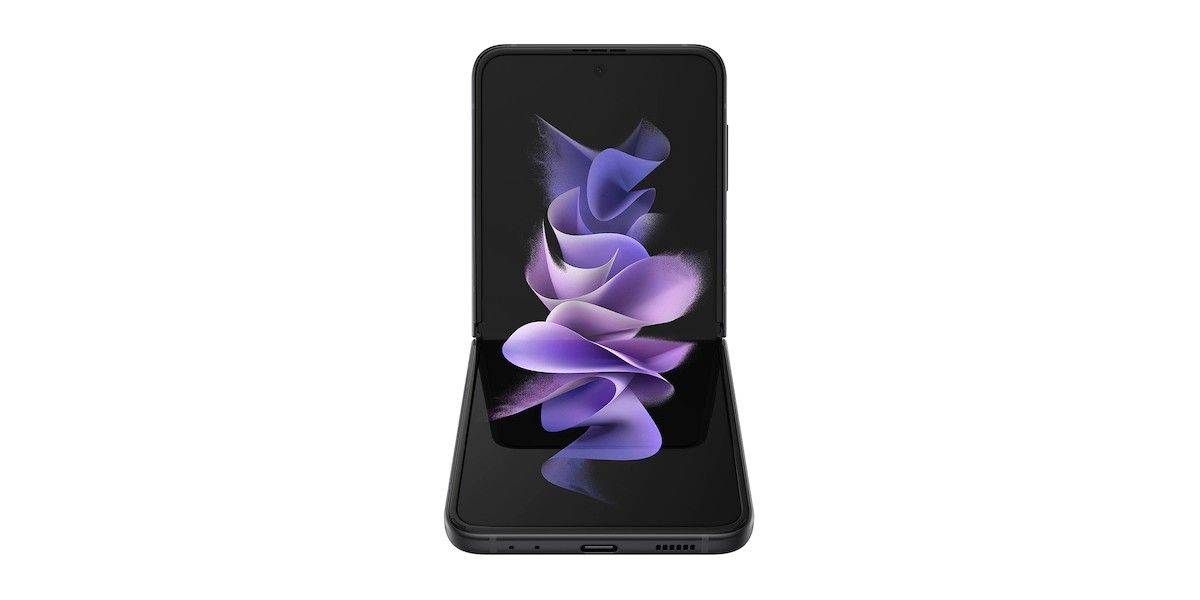 Samsung  Galaxy Z Flip3 in Flex Mode