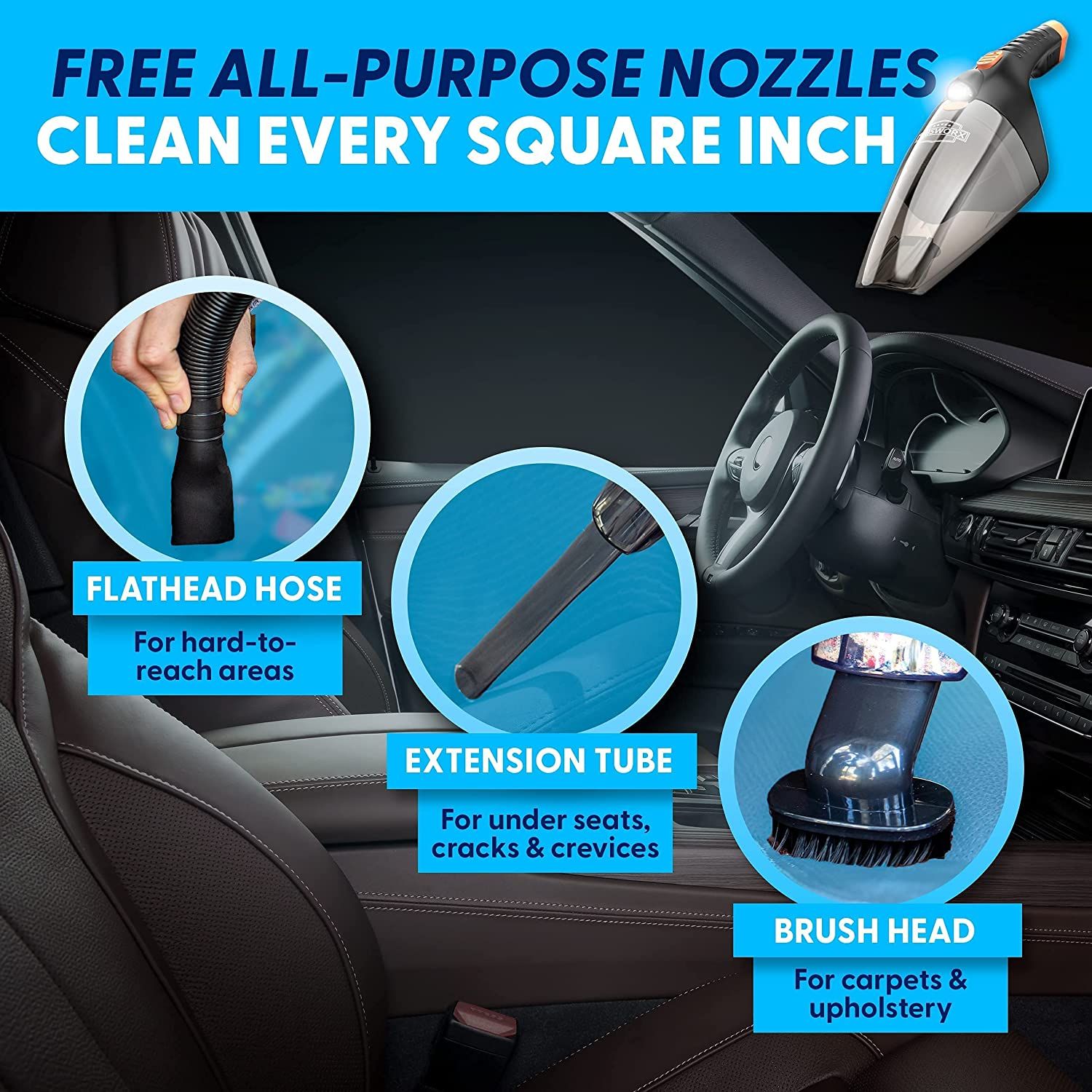 ThisWorx Car Vacuum Cleaner accessories