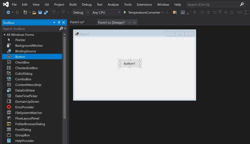 How to Create Your First Windows Forms (Winforms) Application in Visual ...