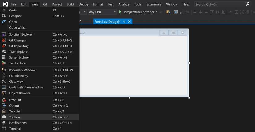 How to Create Your First Windows Forms (Winforms) Application in Visual ...