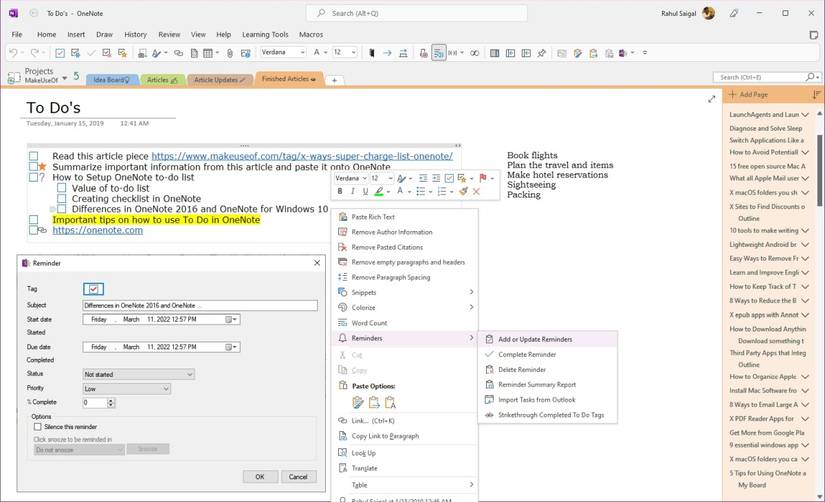 One More Note How to Increase the Functionality of OneNote With OneMore Add-In