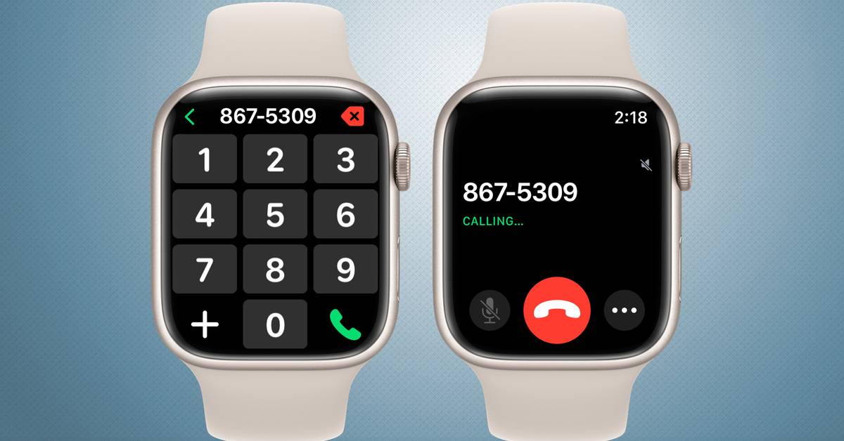 video call apple watch can make calls