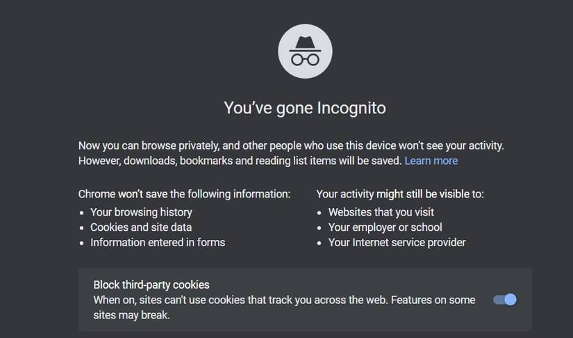 Incognito mode