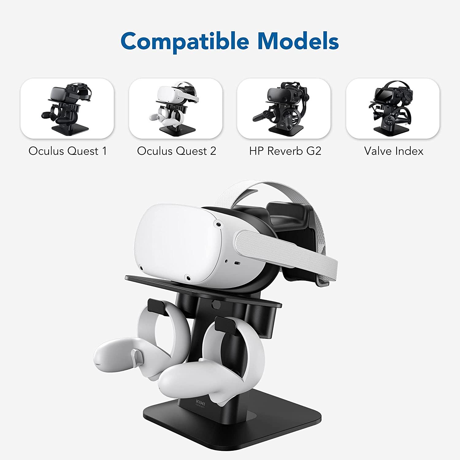 vr display stand showcasing compatible models