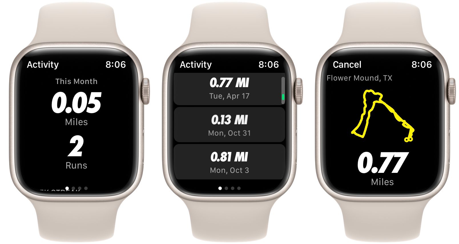 configurer nike run club apple watch