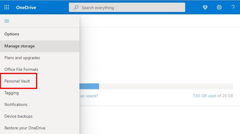How to Use the Personal Vault in OneDrive