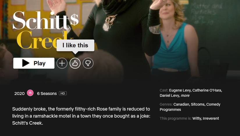 Netflix Rate Button How to View and Delete Your Netflix Ratings