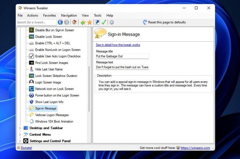 Windows User Message How to Add a Unique Login Message on Windows 11
