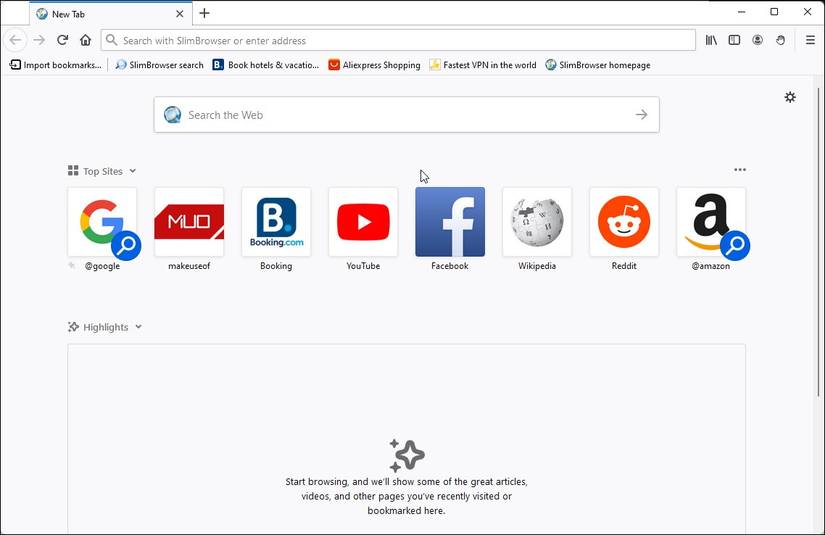 slim browser