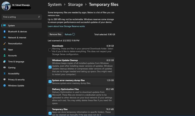 How to Use Storage Sense on Windows 11