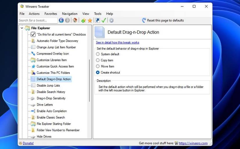 How to Change the Default Drag-and-Drop File Action in Windows 11 and 10