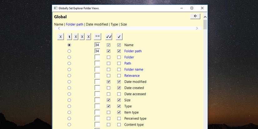 How to Change Folder View Globally in Windows 10