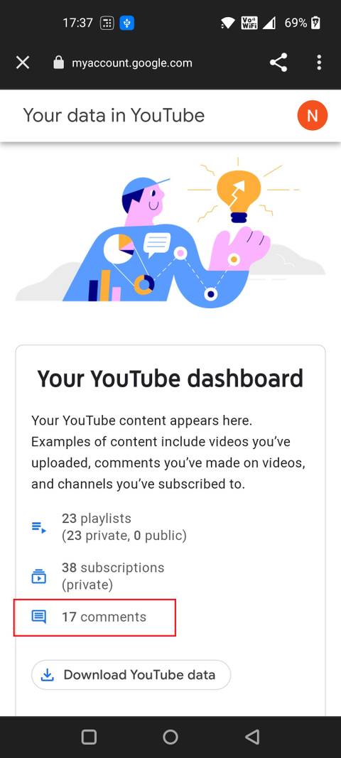 Number of Comments Visible after Tapping on More