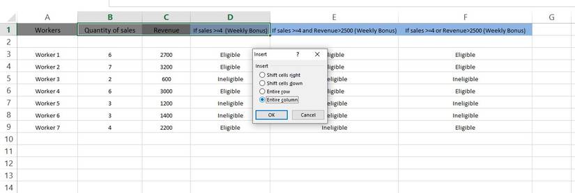 How to Add a Column in Excel (2 Ways)
