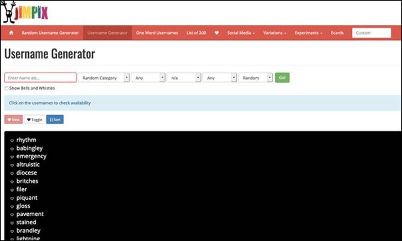 Computer Image Name Generator The 8 Best Screen Name Generators to Pick a Cool Online Name