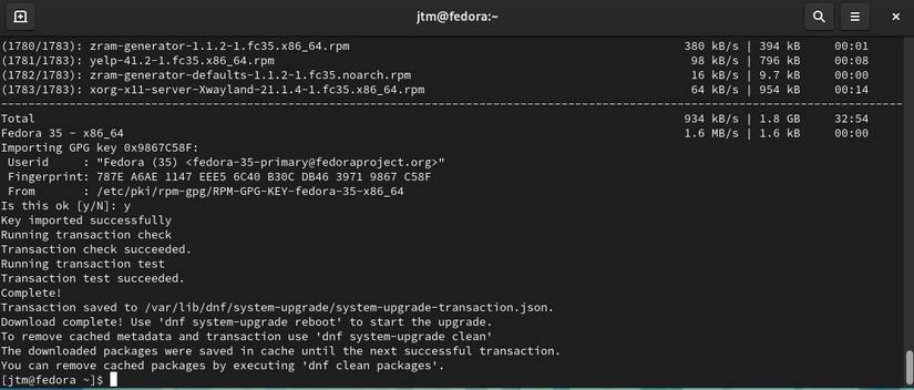 How to Easily Upgrade to Fedora Workstation 36