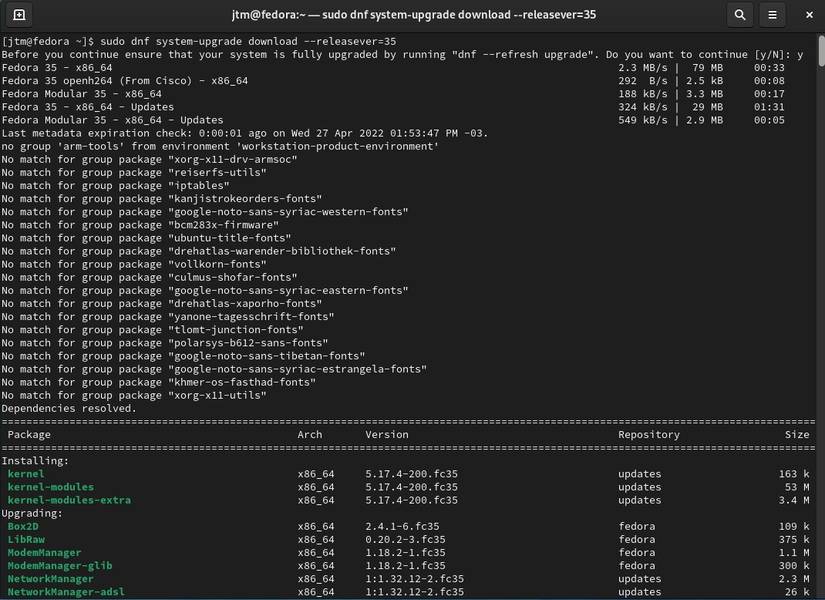 How to Easily Upgrade to Fedora Workstation 36