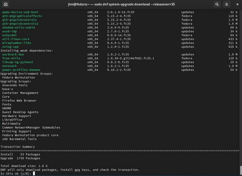 How to Easily Upgrade to Fedora Workstation 36