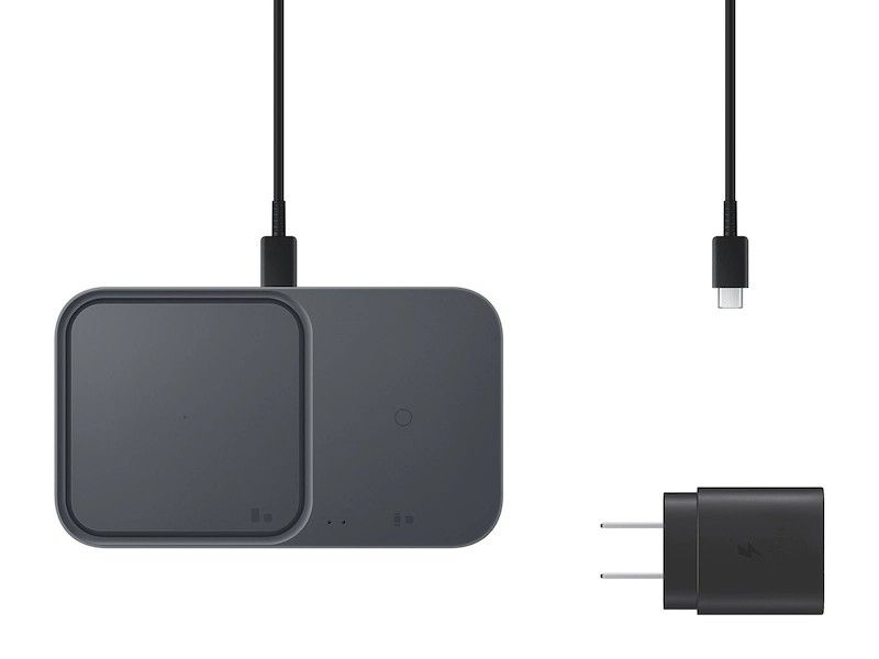 Samsung 15W Wireless Charger Duo with Travel Adapter