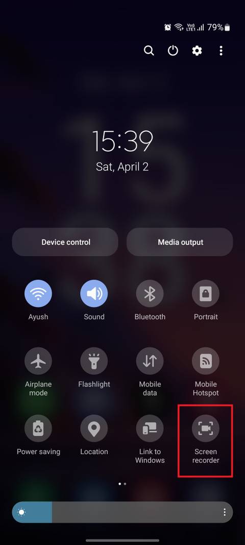 Samsung screen recorder app