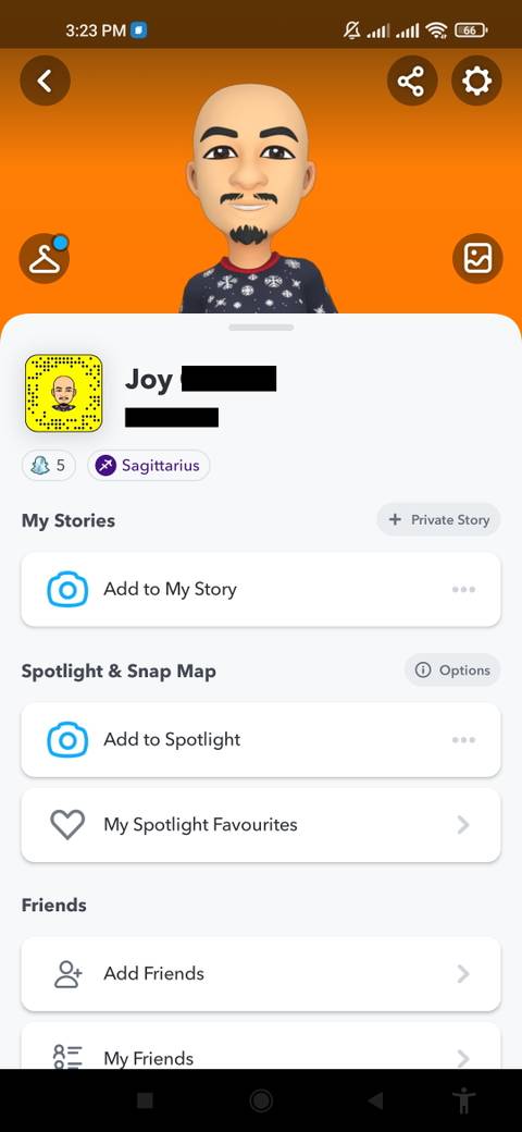 Snapchat Private Story settings