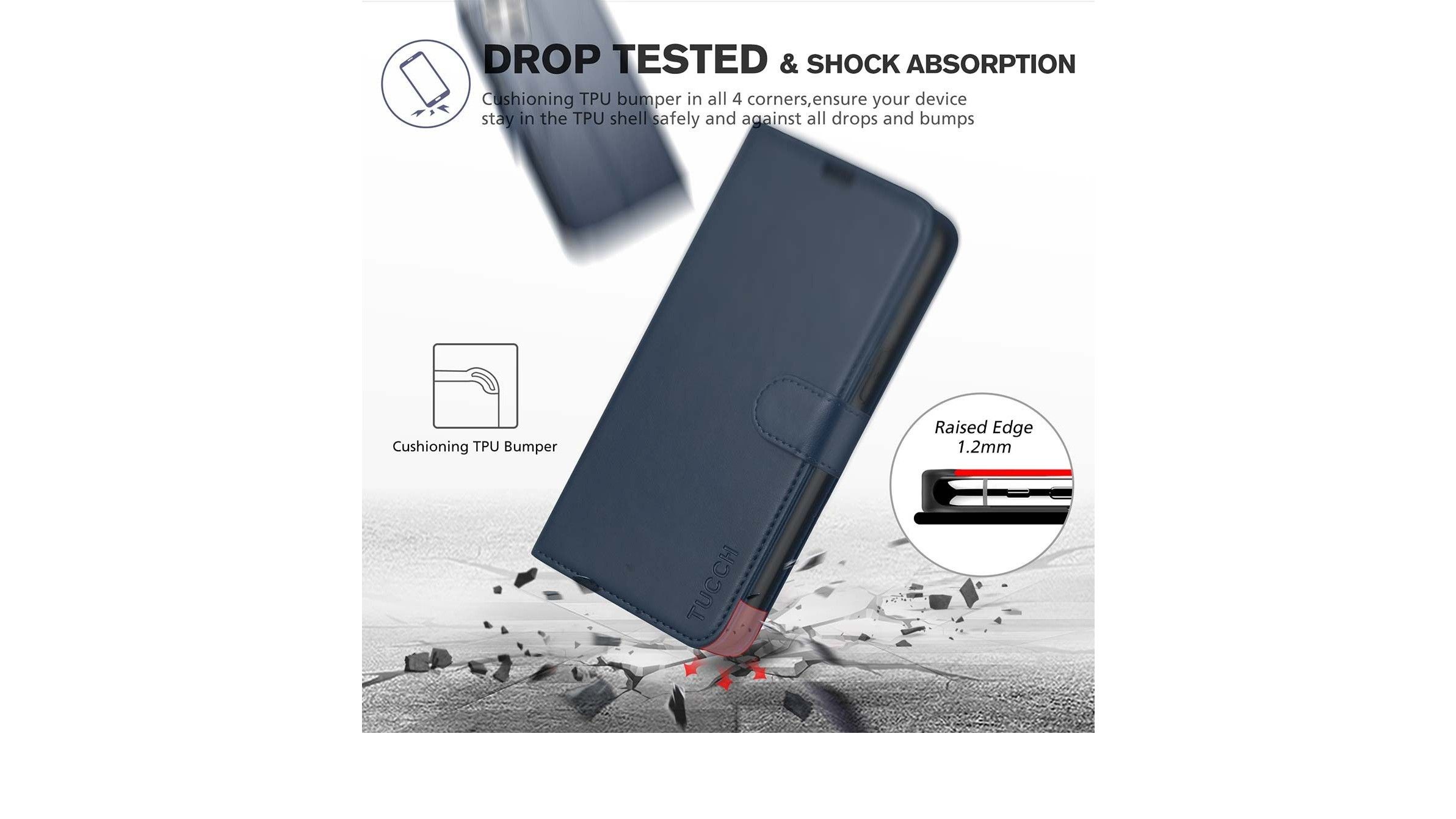 کیف کیف چرمی TUCCH iPhone 13 Mini