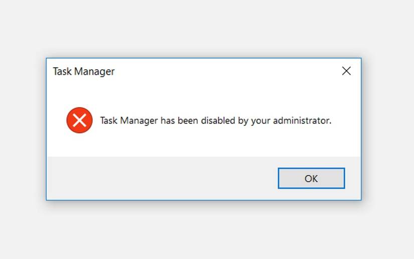 Undisable Task Manager 5 Ways to Fix the