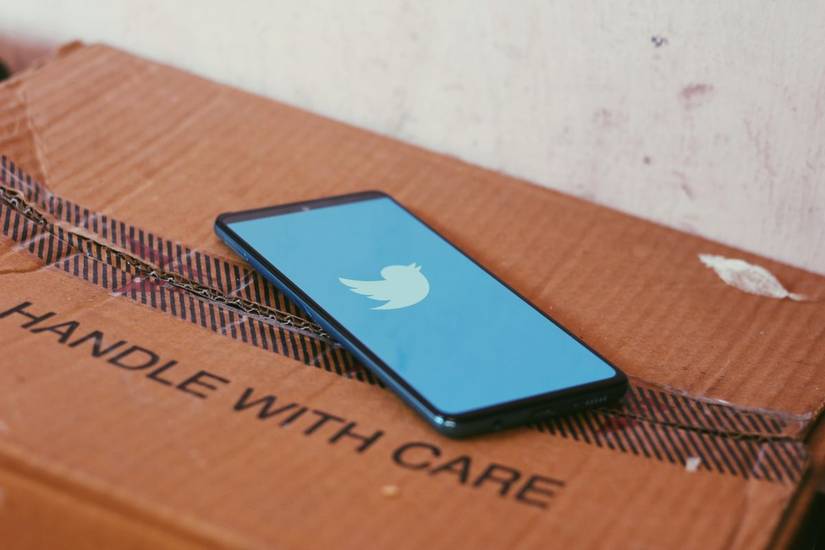 Twitter on smartphone