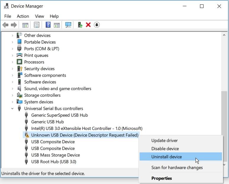 6 Ways to Fix the “Unknown USB Device (Device Descriptor Request Failed ...