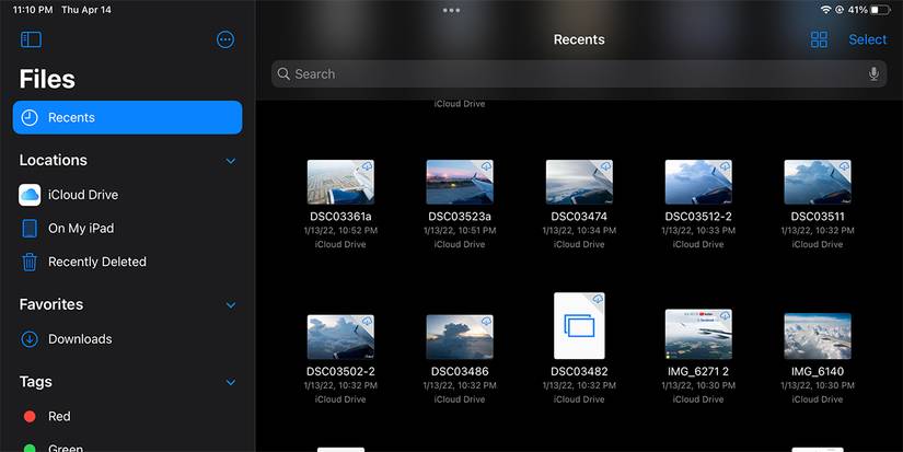 The Files app