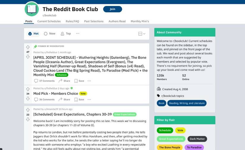 Reddit Book 5 Best Online Book Clubs and Forums to Discuss What You Read