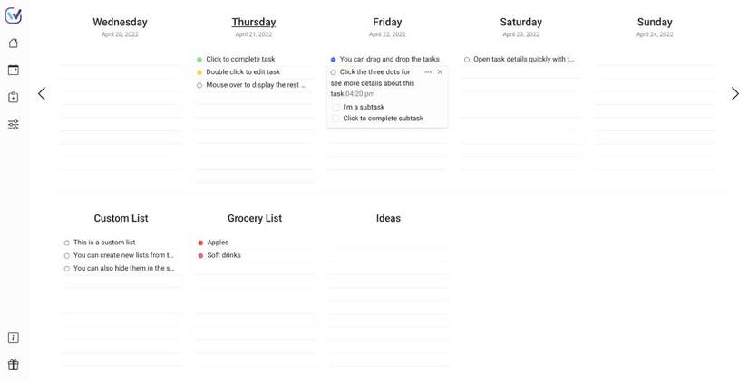 5 Free Weekly Planners to Organize Your Productive Tasks
