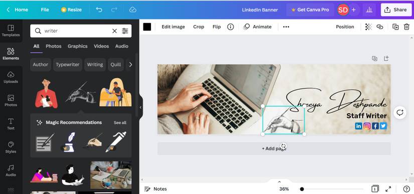 How to Create a Professional LinkedIn Banner Using Canva