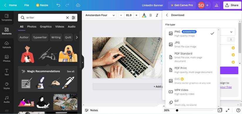 How to Create a Professional LinkedIn Banner Using Canva
