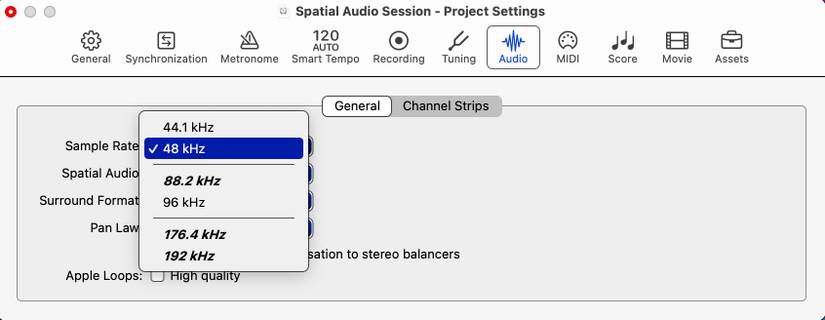 How to Set Up a Spatial Audio Session in Logic Pro