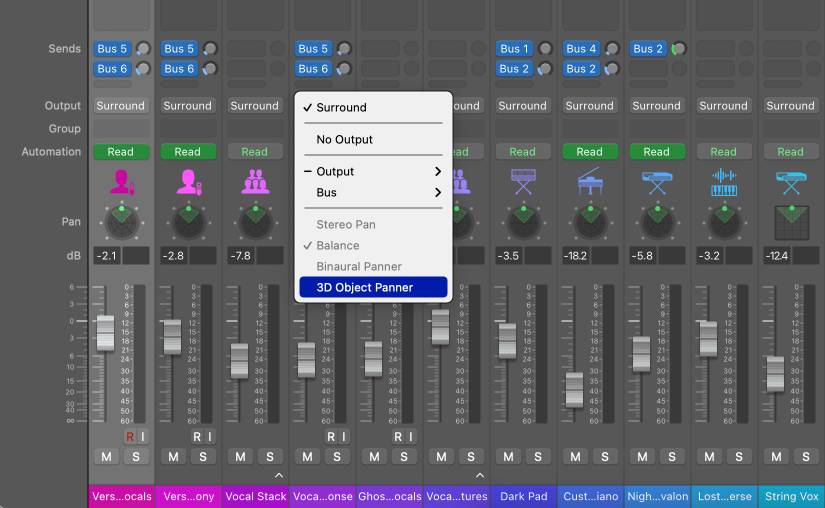 How to Set Up a Spatial Audio Session in Logic Pro