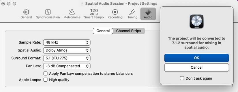 How to Set Up a Spatial Audio Session in Logic Pro