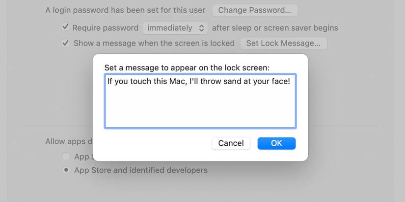 How to Display a Custom Message on Your Mac’s Login Screen
