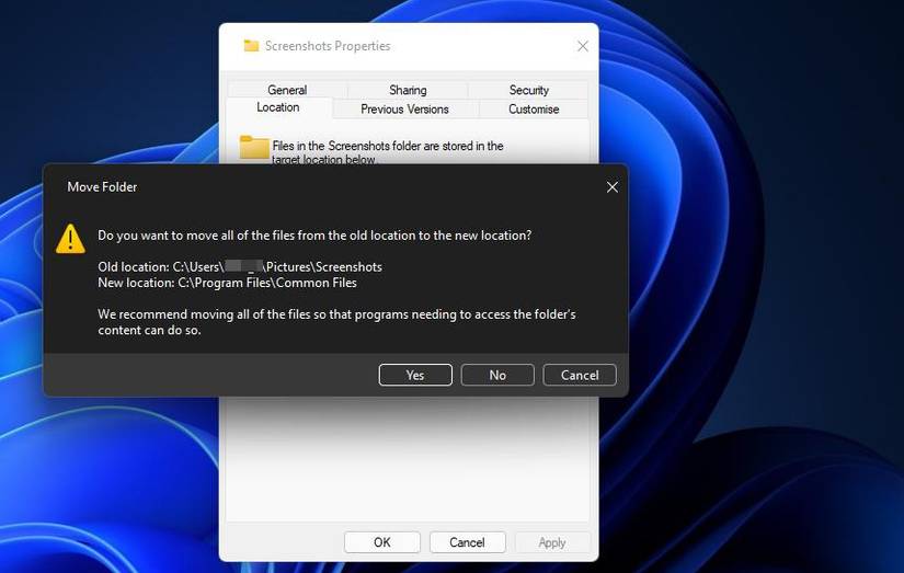 How to Change Where Windows 11 Saves Screenshots