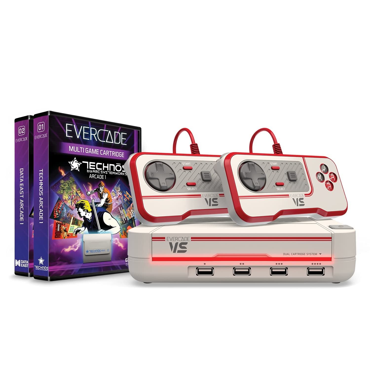 Evercade VS console and games