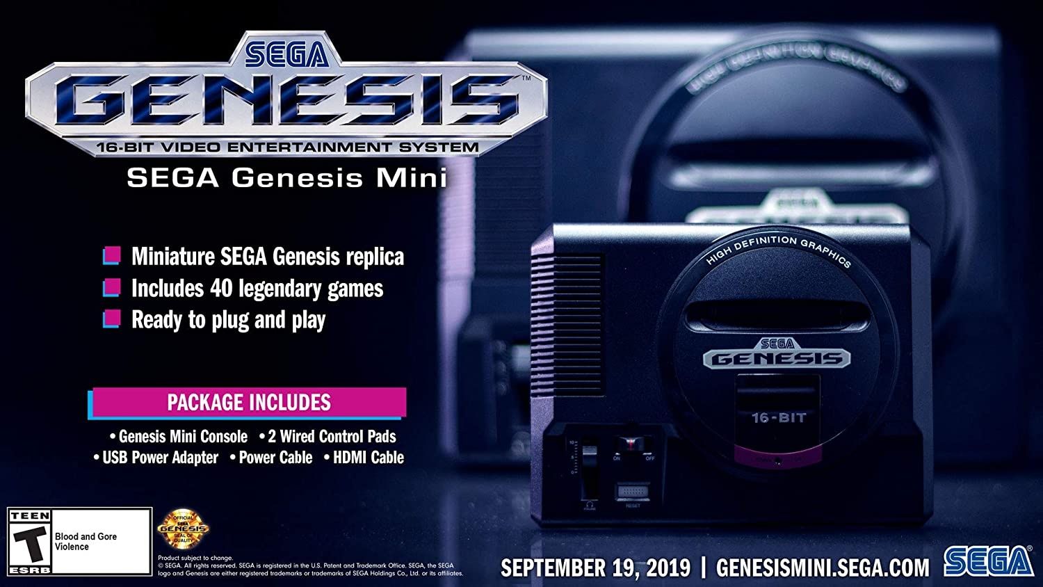 Sega Genesis Mini box