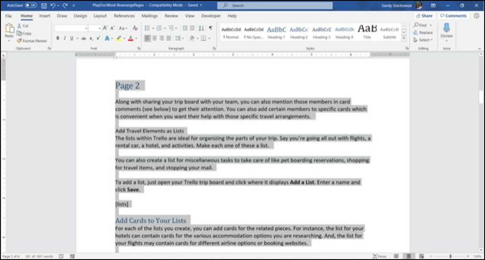 How To Rearrange Pages In Word How to Move, Reorder, and Rearrange Pages in Microsoft Word