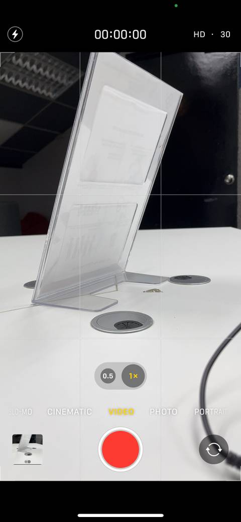 iphone camera video mode