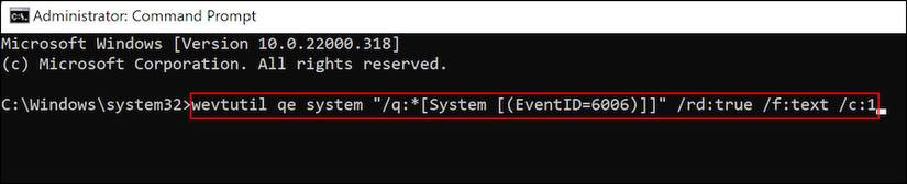 How to Check Your Startup and Shutdown History in Windows
